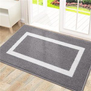 Indoor Door Mat, 32x20, Non-Slip Absorbent Resist Dirt Entrance Mat, Washable